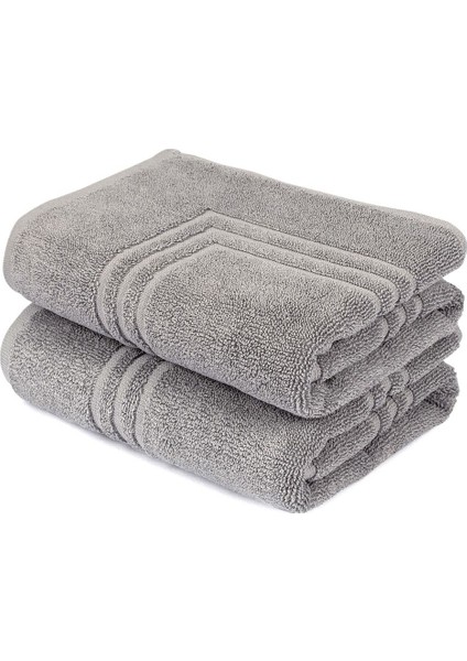 Boheme %100 Pamuklu Lüks 2'li Banyo Paspası Seti | 50X70CM | Gri fiyatları