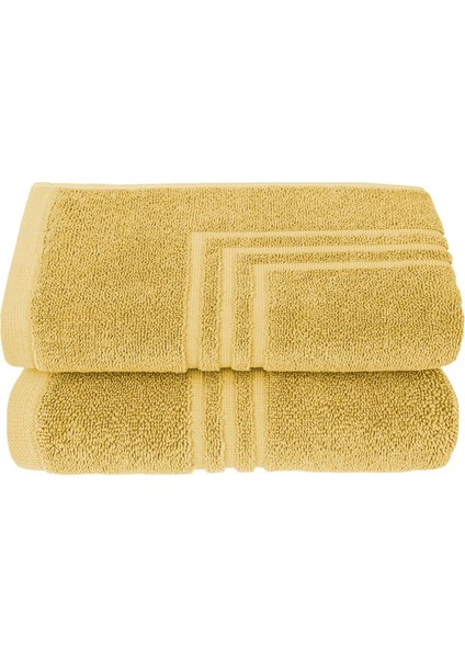 Boheme %100 Pamuklu Lüks 2'li Banyo Paspası Seti | 50X70CM | Gold