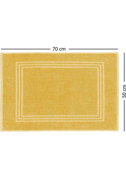 Boheme %100 Pamuklu Lüks 2'li Banyo Paspası Seti | 50X70CM | Gold modelleri