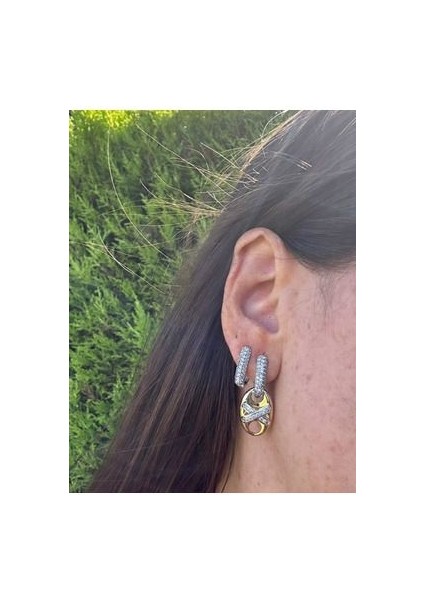 Tffny Modeli Taşlı Küpe fiyatları