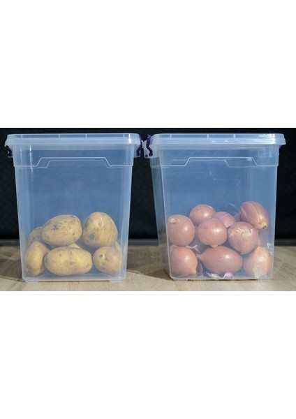 11 Litre Plastik Kilitli Kapaklı Dikey Derin Meyve Sebze Saklama Düzenleme ve Depolama Kabı fiyatları