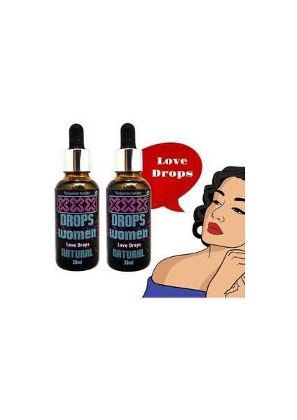 Love Drops Women Kadınlara Özel Aşk Arttırıcı Damla 30 ml - 2 Adet