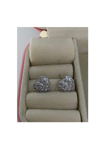 Zirkon Taşlı Kalp Küpe fiyatları