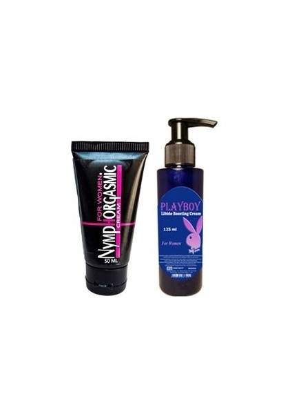 For Women Vajinal Krem 50 ml + Playboy Kadınlara Özel Libido Boosting Cream 125 ml
