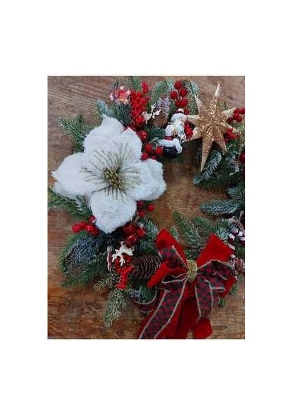 Yılbaşı Özel Temalı Kapı Süsü 50 cm , Yılbaşı, Cristmas, Dekor, Yılbaşı Süsü modelleri