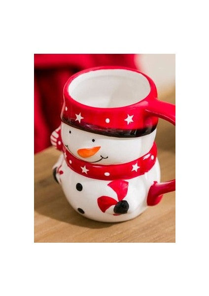 Karışık Baskılı Yılbaşı Temalı Seramik Kupa 300 ml modelleri