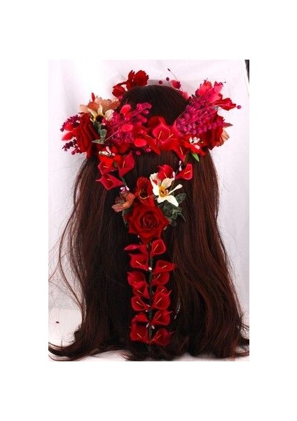 Çiçekli Çember Tac