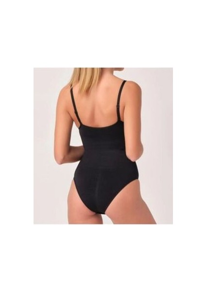 Siyah Kancalı Dikişsiz Korse - 755