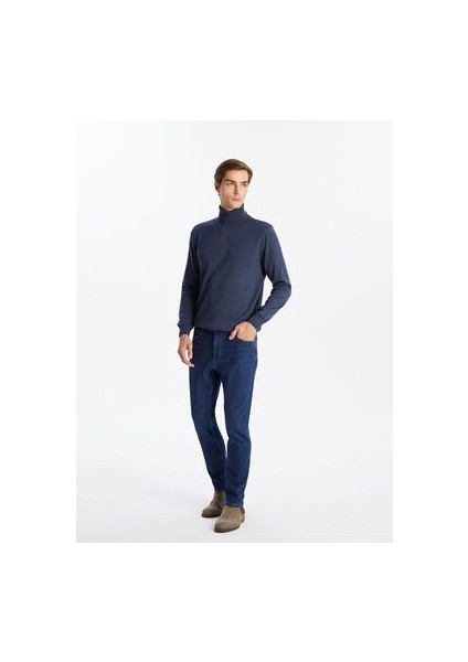 750 Slim Fit Içi Polarlı Kışlık Erkek Jean Pantolon