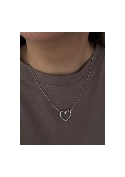 Çelik Kalp Kolye fiyatları