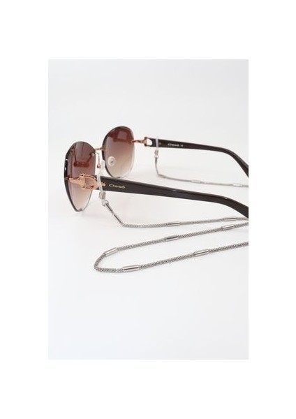 Çelik Gümüş Renk. Gözlük Zinciri. Özel Tasarım Steel. Gözlük Ipi. Gözlük Askısı. Unisex indirimleri