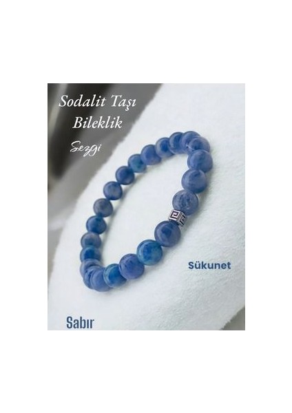 Sodalit Taşı Bileklik 8 mm