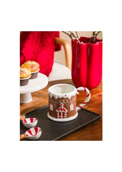 Lcw Home Karışık Baskılı Yılbaşı Temalı Seramik Kupa 570 ml