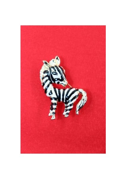 Zebra Broş. Yaka Iğnesi Broş. Kadın Broş. Broş. Erkek Broş. Unisex.