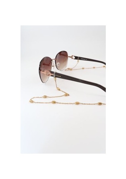 Çelik Gold. Gözlük Zinciri. Özel Tasarım Steel. Gözlük Ipi. Gözlük Askısı. Unisex fırsatları