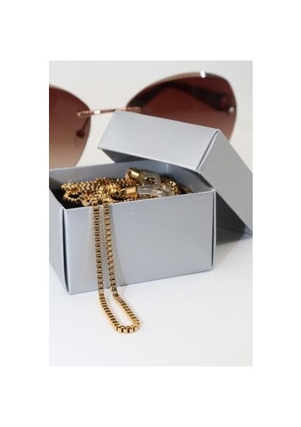 Çelik Gold. Gözlük Zinciri. Özel Tasarım Steel. Gözlük Ipi. Gözlük Askısı. Unisex