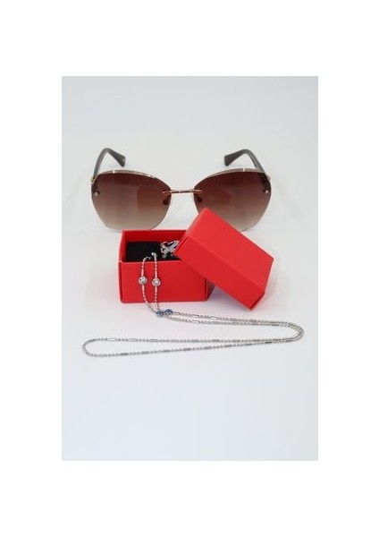 Çelik Gümüş. Kristal Taşlı Kadın Gözlük Zinciri. Özel Tasarım Steel. Gözlük Ipi. Gözlük Askısı. fiyatları