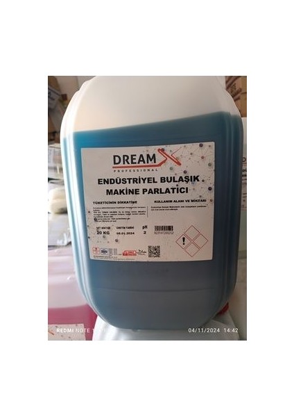 Bulaşık Makinesi Parlatıcısı 20KG