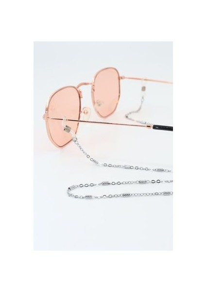 Çelik Gümüş Renk. Gözlük Zinciri. Özel Tasarım Steel. Gözlük Ipi. Gözlük Askısı. Unisex modelleri