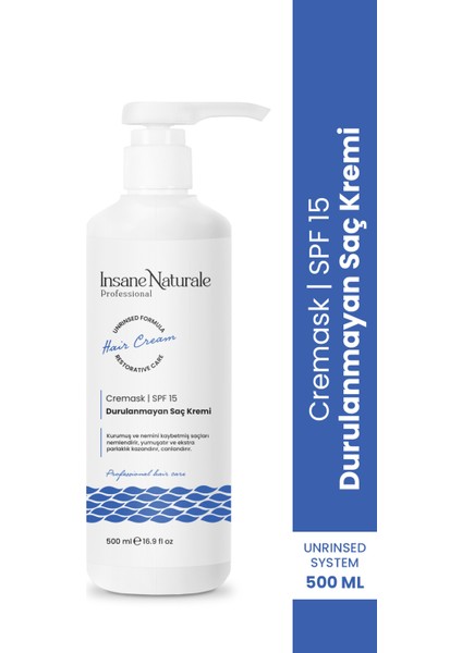 Durulanmayan Saç Bakım Kremi , Cremask, Saç Kremi 500 ml