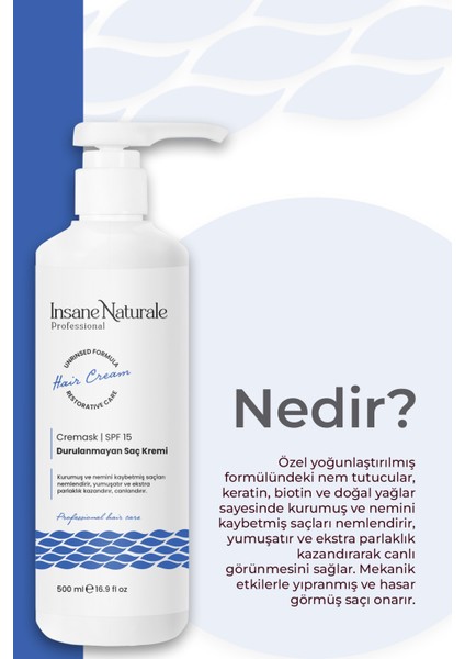 Durulanmayan Saç Bakım Kremi , Cremask, Saç Kremi 500 ml modelleri