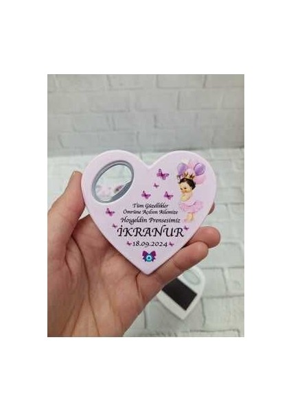 25 Adet Kalp Magnet Açacak Yeni Doğan, Doğum Günü, Sünnet, Nişan, Söz, Düğün Hediyelik