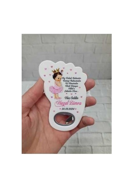 30 Adet Ayak Magnet Açacak Yeni Doğan, Doğum Günü, Sünnet, Nişan, Söz, Düğün Hediyelik