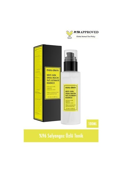 Next-Gen Snail Mucin 96% Ultimate ESSENCE100ML - Salyangoz Özlü Nemlendirici ve Besleyici Tonik