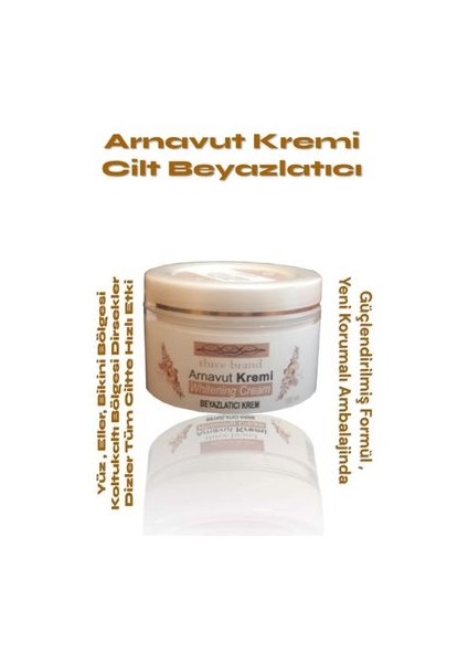 Whitening Cream 100ML Arnavut Aklık Kremi x 1 Adet