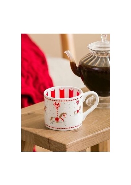 Lcw Home Ekru Yılbaşı Temalı Porselen Kupa