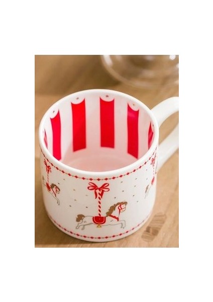 Lcw Home Ekru Yılbaşı Temalı Porselen Kupa modelleri