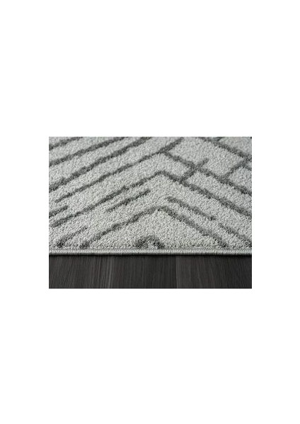 Polly Gri Halı İskandinav Tarz Halı Peluş Halı Yumuşak Halı Salon Halısı Oturma Odası Halısı Koridor Halısı Çocuk Odası Halısı 156*230 cm Spor Saçak fırsatları