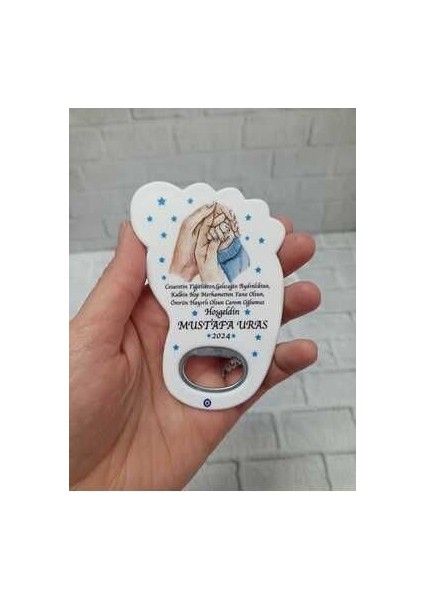 25 Adet Ayak Magnet Açacak Yeni Doğan, Doğum Günü, Sünnet, Nişan, Söz, Düğün