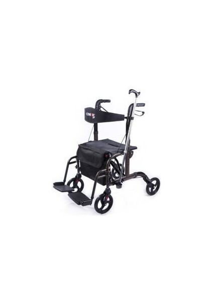 DM-9124 Lüx Ayak Pedallı Alüminyum Rolatör (Hem Rolatör Hem Tekerlekli Sandalye) modelleri