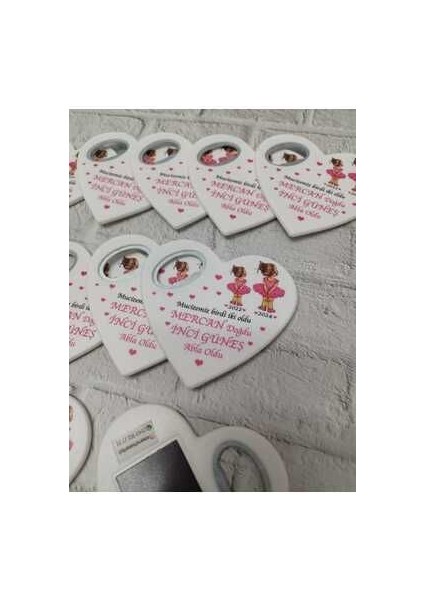 25 Adet Kalp Magnet Açacak Yeni Doğan, Doğum Günü, Sünnet, Nişan, Söz, Düğün Hediyelik