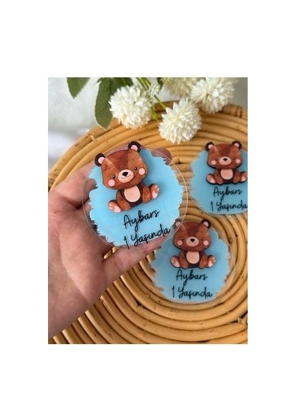 Ayıcıklı Mavi Magnet 20 Adet modelleri