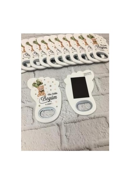 30 Adet Ayak Magnet Açacak Yeni Doğan, Doğum Günü, Sünnet, Nişan, Söz, Düğün Hediyelik
