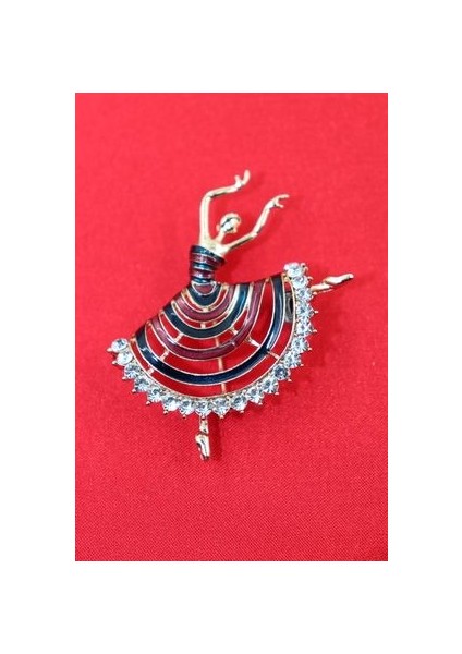 Balerin Broş. Kristal Taşlı Tasarım Balerin Broş. Yaka Iğnesi Broş. Kadın Broş. Broş. fırsatları