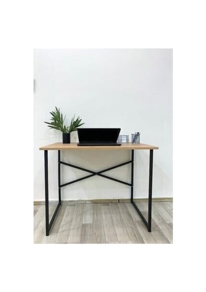 Çalışma Masası 60X90 cm Bilgisayar Masası Ofis Ders Yemek Masası Çam
