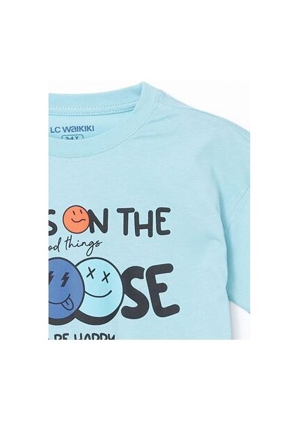 Lcw Kids Bisiklet Yaka Baskılı Erkek Çocuk Şortlu Pijama Takımı fiyatları