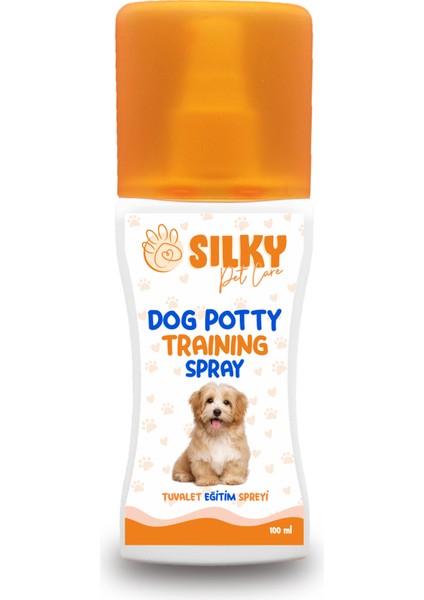 Sılky - Köpekler için Uzaklaştırıcı ve Tuvalet Eğitim Desteği Spreyi - 100ml