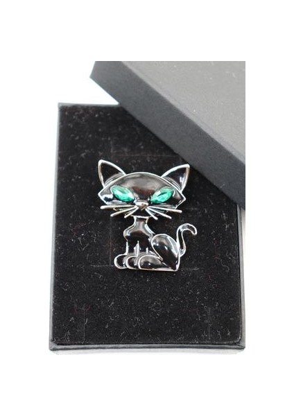 Kedi Broş. Taşlı Tasarım Broş. Yaka Iğnesi Broş. Kadın Broş. Broş. Erkek Broş. Unisex fiyatları