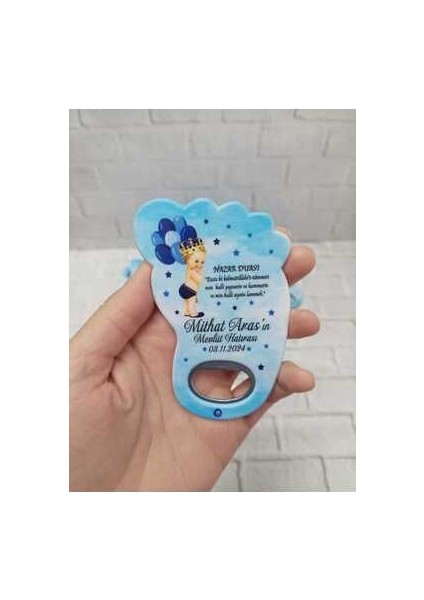 25 Adet Ayak Magnet Açacak Yeni Doğan, Doğum Günü, Sünnet, Nişan, Söz, Düğün Hediyelik