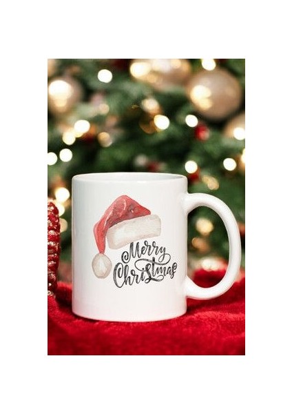 Yılbaşı Klasik Merry Christmas Kupa Bardak Mug