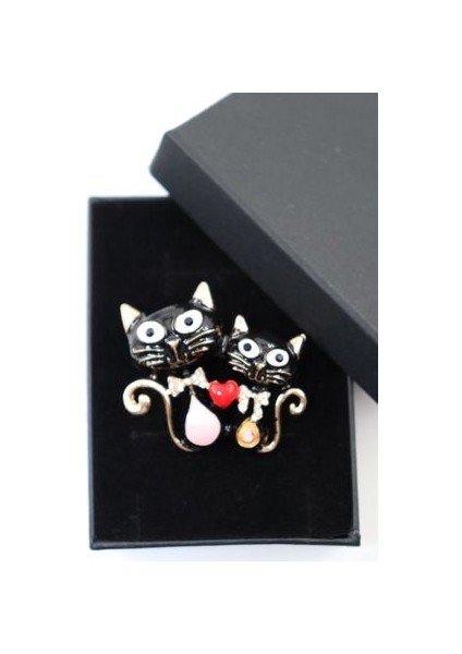 Kedi Broş. Taşlı Tasarım Broş. Yaka Iğnesi Broş. Kadın Broş. Broş. Erkek Broş. Unisex. fiyatları