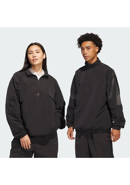 Basketball Woven 1/2 Zip Erkek Sweatshirt