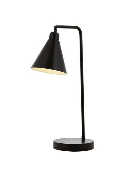 Urz ML-62077-02 Siyah Boyalı Masa Lambası E27 Metal 32X16CM Urzmrkt 868716