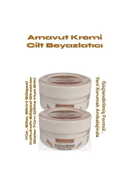 Whitening Cream 100ML Arnavut Aklık Kremi x 2 Adet
