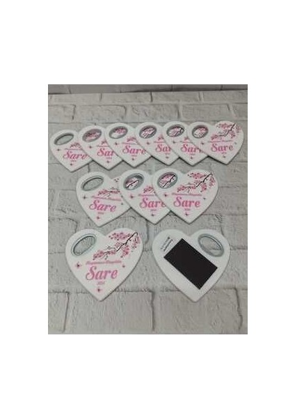 30 Adet Kalp Magnet Açacak Yeni Doğan, Doğum Günü, Sünnet, Nişan, Söz, Düğün Hediyelik