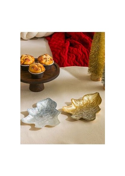 Lcw Home Sarı Çam Ağacı Figürlü Cam Kase 2'li 21 cm